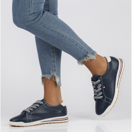 Leather shoes Filippo DP3509 / 22 Nv navy blue 1 Leather shoes Filippo DP3509 / 22 Nv navy blue 1