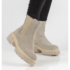 Gray Filippo 30328 suede boots grey 1
