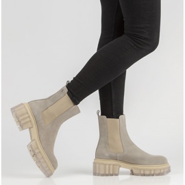 Gray Filippo 30328 suede boots grey 2