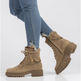 Filippo DBT3677 / 22 Be beige boots 2