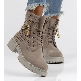 Filippo DBT3677 / 22 Gr gray boots grey 2