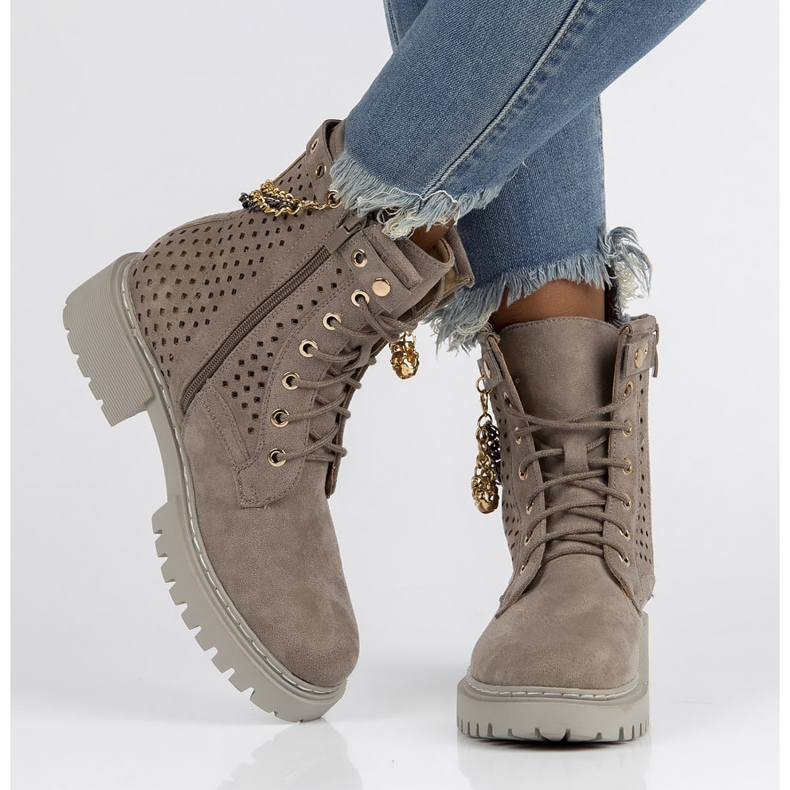 Filippo DBT3677 / 22 Gr gray boots grey 1