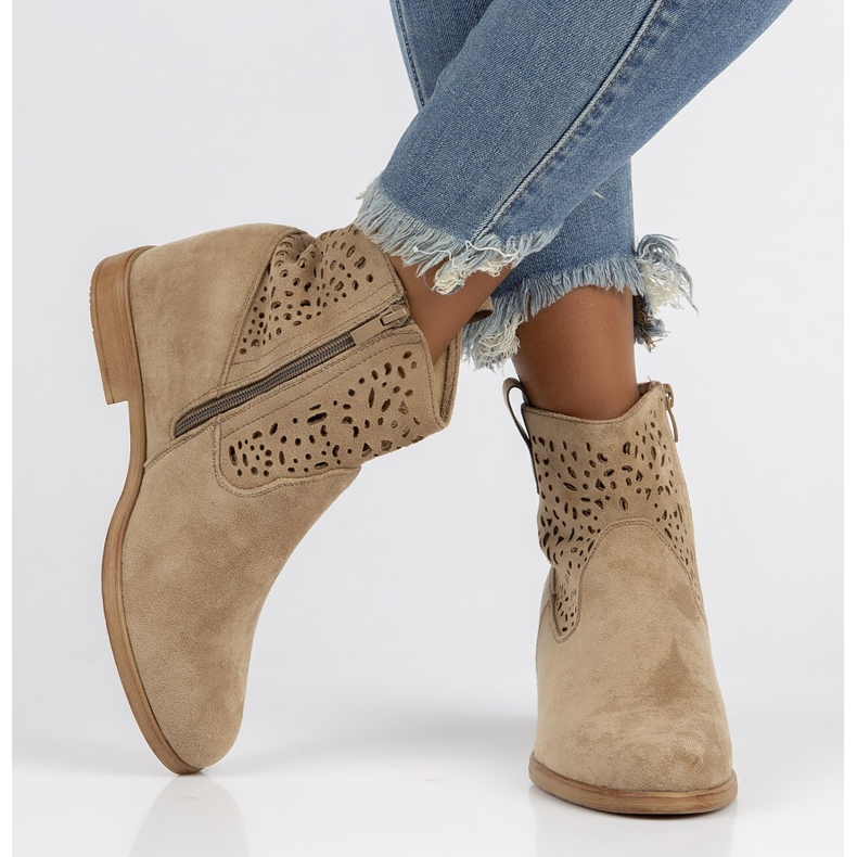 Filippo DBT3676 / 22 Be beige boots 2