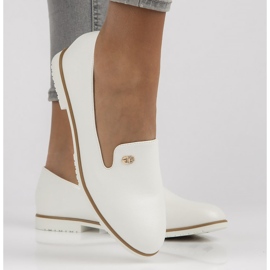 Filippo B5002-BL white ballerinas 2 Filippo B5002-BL white ballerinas 2