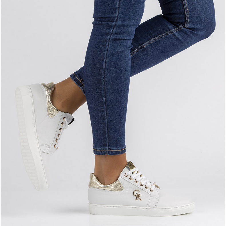 Leather sneakers Filippo 128 white 1