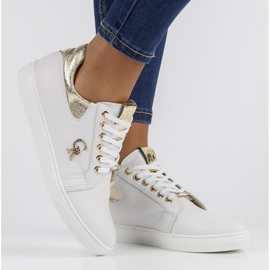 Leather sneakers Filippo 128 white 2