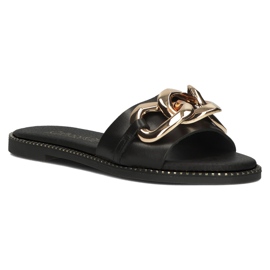 Leather Filippo LH-180 slippers black 1