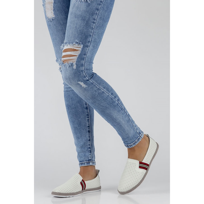 Leather shoes Filippo DP2309 / 22 Wh white 2