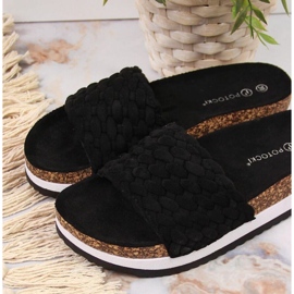 Slippers on the Potocki W WOL66A platform black 2