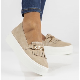 Leather shoes Filippo DP3532 / 22 Be beige 1