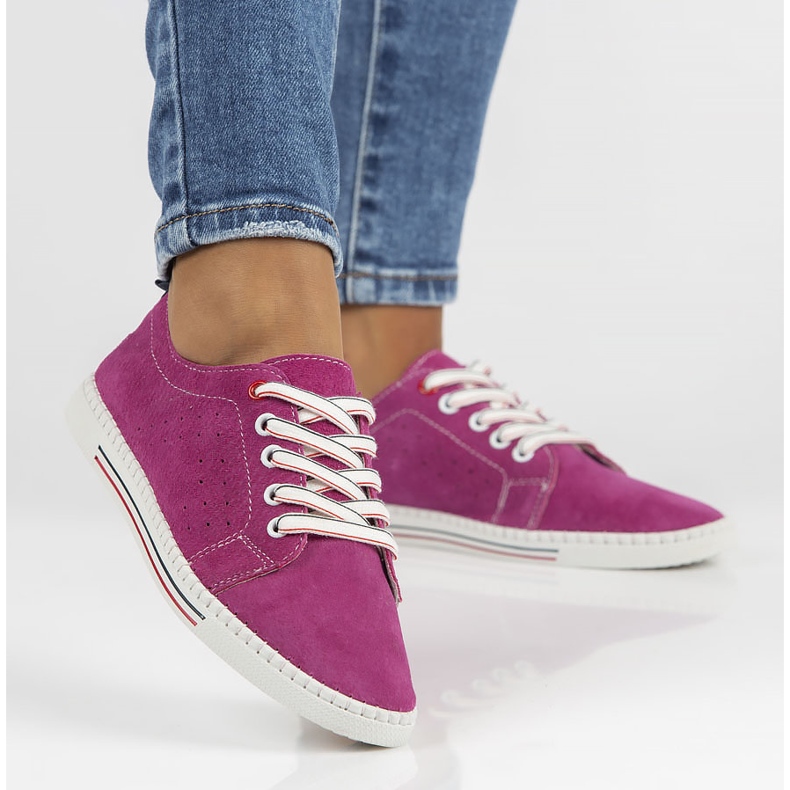 Leather shoes Filippo DP3507 / 22 Fh fuchsia pink 2