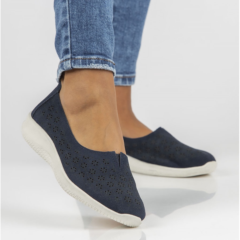 Leather shoes Filippo DP3673 / 22 Nv navy blue 1