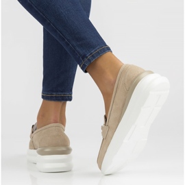 Leather shoes Filippo DP3504 / 22 Be beige 1