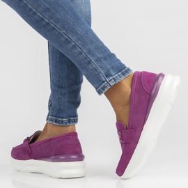 Leather shoes Filippo DP3504 / 22 Fh fuchsia pink 1