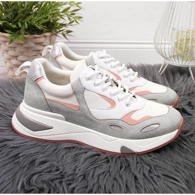 Sports sneakers Vinceza W JAN91B white grey 2 Sports sneakers Vinceza W JAN91B white grey 2
