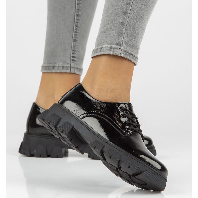 Leather shoes Filippo DP3153 / 22 Bk black 1