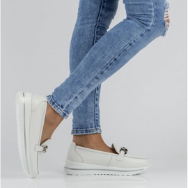 Leather shoes Filippo DP3555 / 22 Wh white 1
