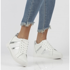 Leather Sneakers Filippo DP3549 / 22 Wh white 2