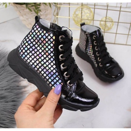 Holographic boots Kornecki Jr KOR6814B black 1