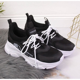Vinceza W JAN120A black sports shoes 2