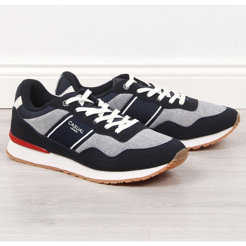 Casual Mckeylor M JAN123B navy-gray sports shoes navy blue 1 Casual Mckeylor M JAN123B navy-gray sports shoes navy blue 1
