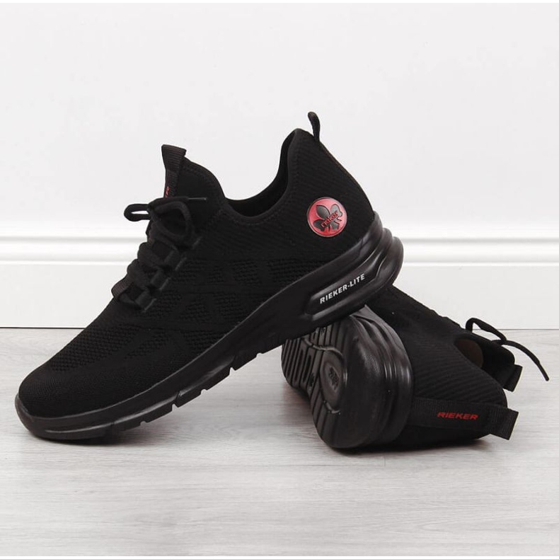 Rieker M RKR534 black socks sports shoes 2 Rieker M RKR534 black socks sports shoes 2