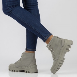Leather Sneakers Filippo DBT3523 / 22 Gr gray grey 1