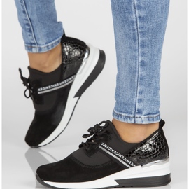 Leather sneakers Filippo DP1388 / 22 Bk black 1