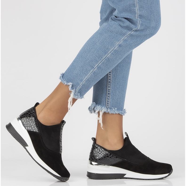 Leather Sneakers Filippo DP1689 / 22 Bk Black 1 Leather Sneakers Filippo DP1689 / 22 Bk Black 1
