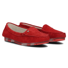 Red Filippo DP2037 / 22 Rd leather loafers 1