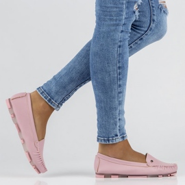 Leather loafers Filippo DP2037 / 22 Pi Li pink 1
