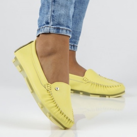Leather loafers Filippo DP2037 / 22 Yl Li yellow 1 Leather loafers Filippo DP2037 / 22 Yl Li yellow 1