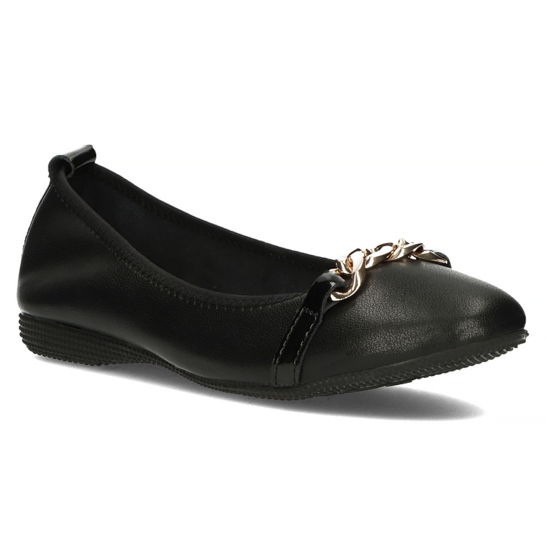 Leather ballerinas Filippo DP3709 / 22 Bk black 1