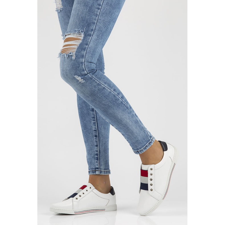 Leather shoes Filippo DP2155 / 22 Wh white 1 Leather shoes Filippo DP2155 / 22 Wh white 1