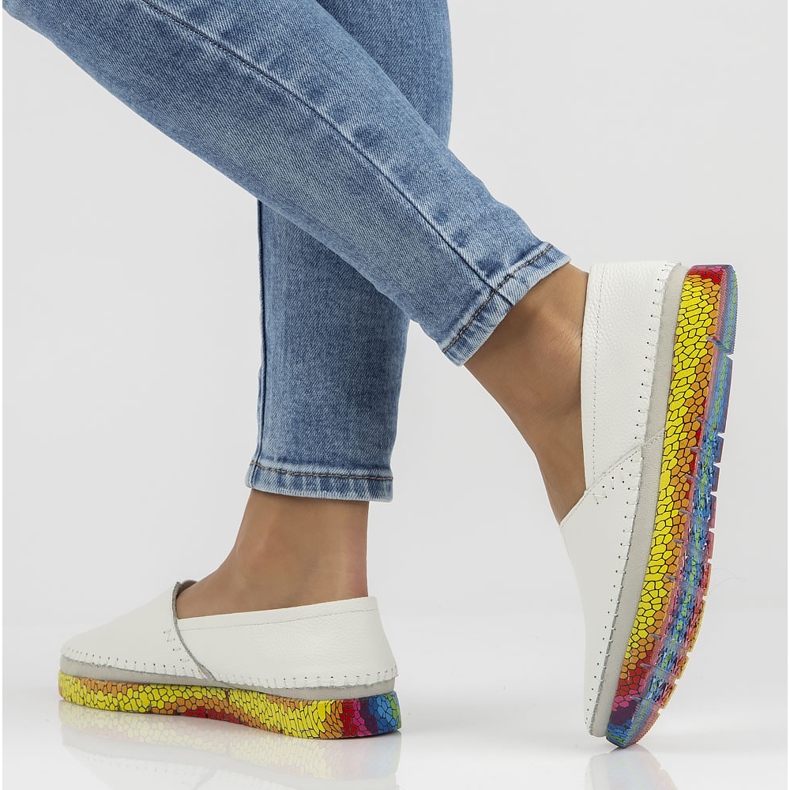 Leather shoes Filippo DP1213 / 22 Wh white 1