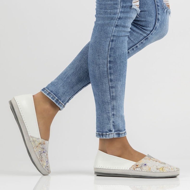 Leather shoes Filippo DP031 / 22 Wh Yl white yellow 1