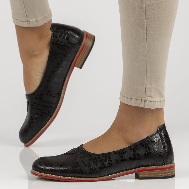 Leather shoes Filippo DP3545 / 22 Bk black 1 Leather shoes Filippo DP3545 / 22 Bk black 1