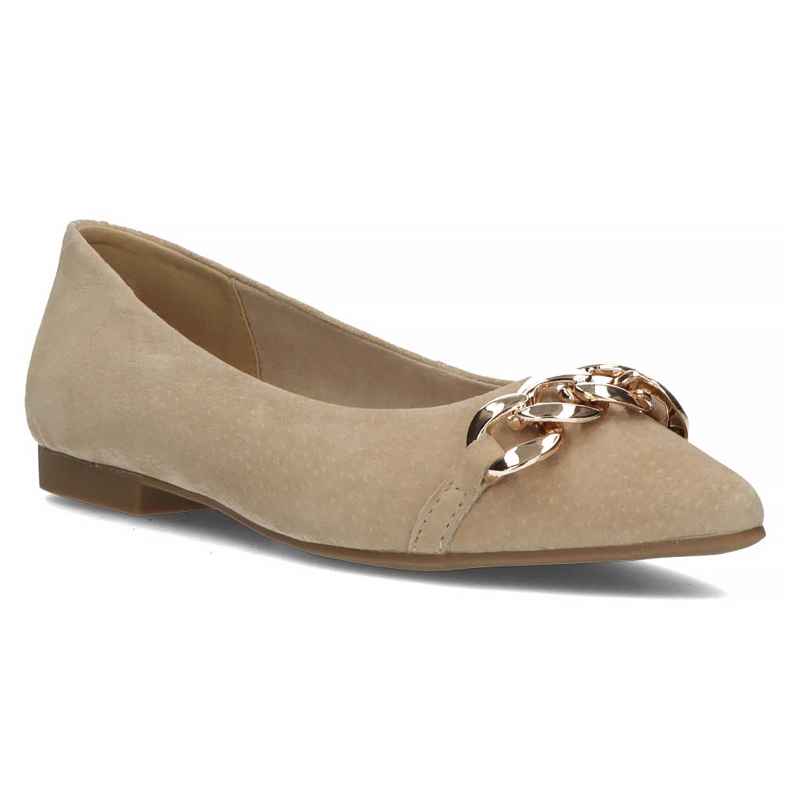 Leather shoes Filippo DP3642 / 22 Be beige 1 Leather shoes Filippo DP3642 / 22 Be beige 1