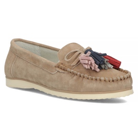 Leather loafers Filippo DP3512 / 22 Be beige 2