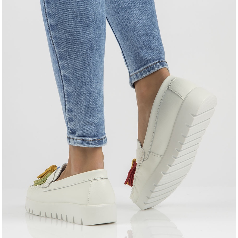 Leather shoes Filippo DP3535 / 22 Wh white 1