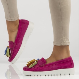 Leather shoes Filippo DP3535 / 22 Fh pink 1