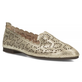 Leather ballerinas Filippo DP2039 / 22 Go golden 1