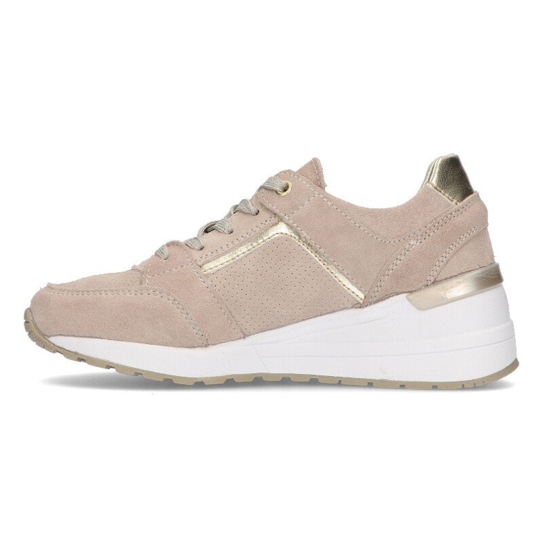 Leather sneakers Filippo DP2003 / 22 Be beige 1