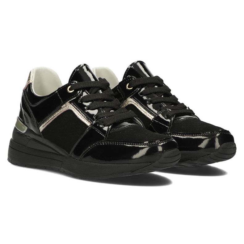 Leather sneakers Filippo DP2003 / 22 Bk Bk black 1 Leather sneakers Filippo DP2003 / 22 Bk Bk black 1