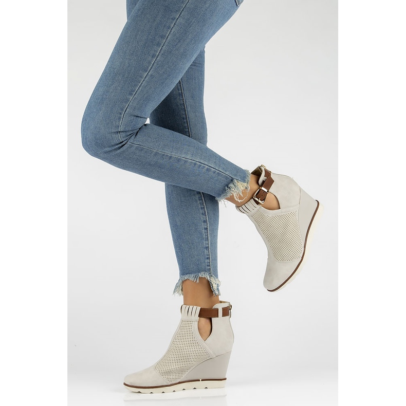 Wedge boots Filippo DBT207 / 22 Be beige 1