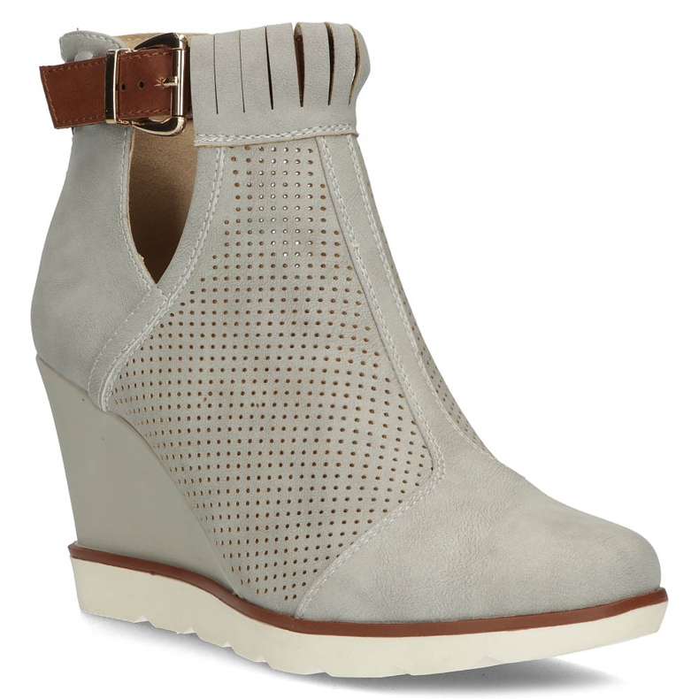 Gray Boots on the wedge Filippo DBT207 / 22 Gr grey 1
