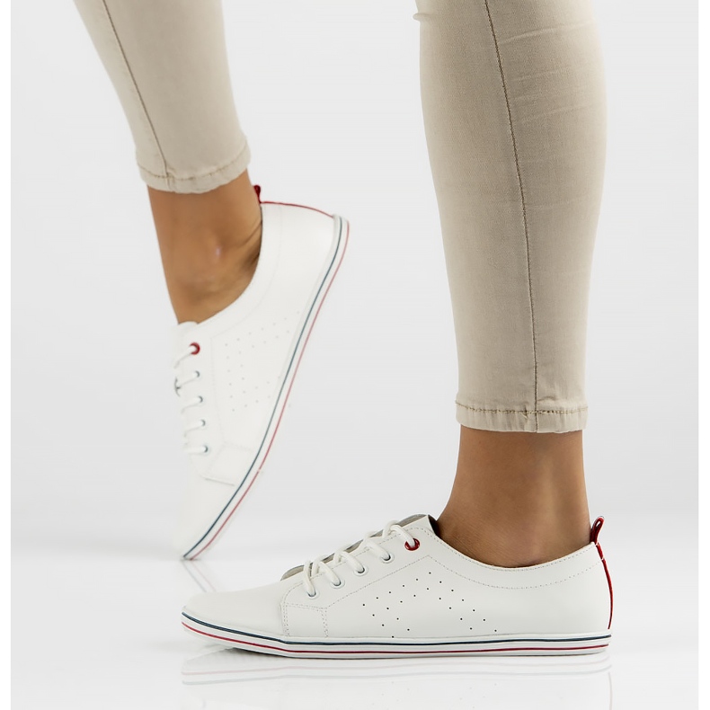 Leather shoes Filippo DP073 / 22 Wh white 1