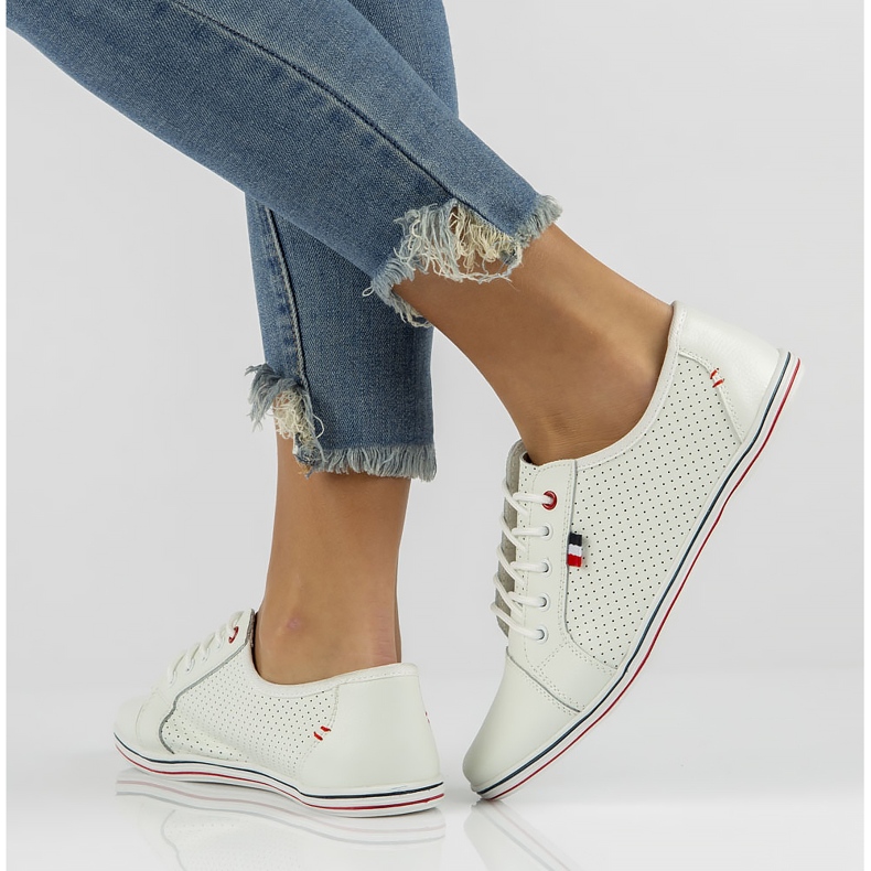 Leather shoes Filippo DP009 / 22 Wh white 1 Leather shoes Filippo DP009 / 22 Wh white 1