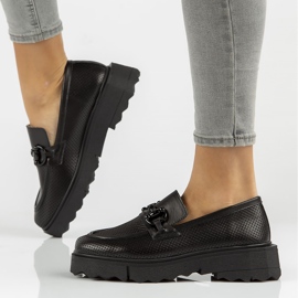 Leather shoes Filippo DP3910 / 22 Bk black 1