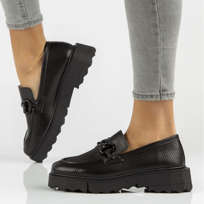 Leather shoes Filippo DP3910 / 22 Bk black 1 Leather shoes Filippo DP3910 / 22 Bk black 1